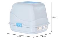 IMAC KATTENBAK EASY CAT BLAUW 50X40X40 CM - thumbnail