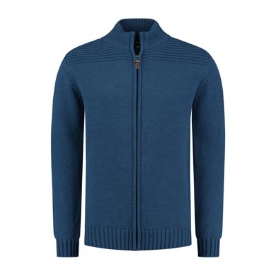 Travelin&apos; Men - Mock neck - Blauw - Maat M