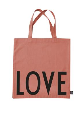 Design Letters - Farvorite Tote Bag - Love Raspberry Beige (10502001ROSELOVE) Design Letters - Farvorite Tote Bag - Love Raspberry Beige (10502001ROSELOVE)