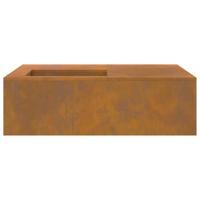 Vuurkorf Bruin 100 x 100 x 30 cm Cortenstaal - thumbnail