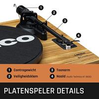 Lenco LS-500 Platenspeler Bruin - thumbnail