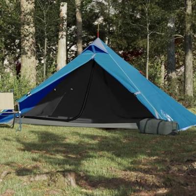 VidaXL Tipitent 1-persoons waterdicht blauw