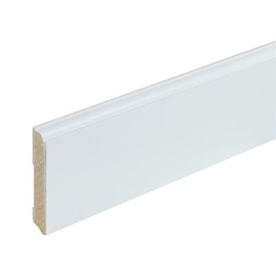 Gelakte plint 90x15 - Praag wit RAL 9010