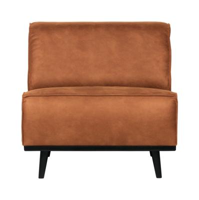 WOOOD Bank 'Statement' 1-zits Element, Eco Leder, kleur Cognac