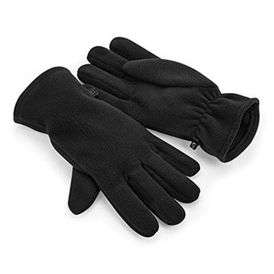 Beechfield CB298R Recycled Fleece Gloves - Black - S/M
