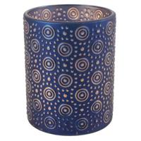 Countryfield theelichthouder hailey l blauw 12.5 cm | 12 stuks - thumbnail