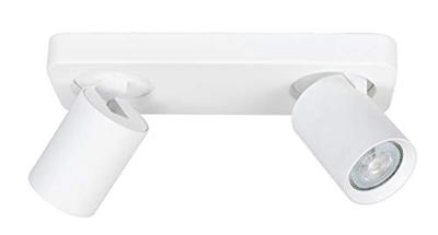 Highlight Dubbele opbouwspotOliver mat wit - S7158.00