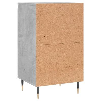 Dressoir 40x35x70 cm bewerkt hout betongrijs Dressoir 40x35x70 cm bewerkt hout betongrijs