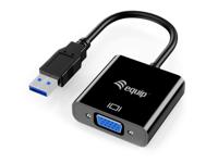 Equip 133384 usb 3.0 to vga adapter, 1080p, usb 3.2 gen 1, usb type-a, vga (d-sub) output - thumbnail