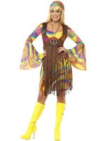 Jaren 60 Groovy kostuum dames - thumbnail