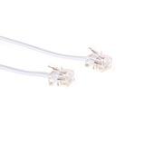 ACT RJ11 Telefoonkabel 3m M/M wit - thumbnail