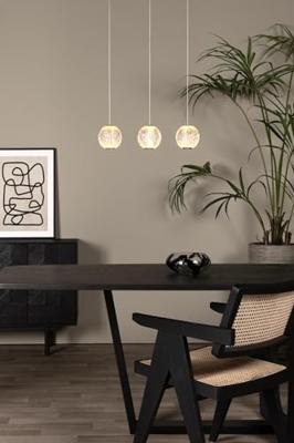 Lucide CINTRA - Hanglamp - LED Dimb. - 3x4,7W 2700K - Transparant