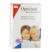 Opticlude 3m Oogkompres Stand 82mmx57mm 20 1539 - thumbnail