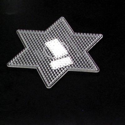 Hama Strijkkralen Grondplaat Ster Groot Transparant