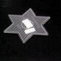 Hama Strijkkralen Grondplaat Ster Groot Transparant - thumbnail