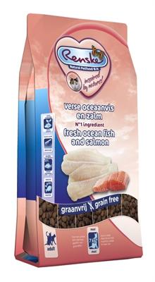 Renske Maxi Graanvrij Super Premium vers bereid oceaanvis en zalm kattenvoer 1,5 kg Renske Maxi Graanvrij Super Premium vers bereid oceaanvis en zalm kattenvoer 1,5 kg