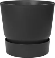 Elho Greenville bloempot 47 cm Living black - thumbnail