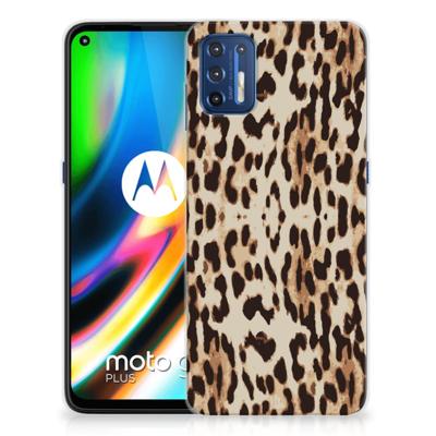 Motorola Moto G9 Plus TPU Hoesje Leopard Motorola Moto G9 Plus TPU Hoesje Leopard