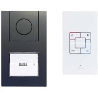 m-e modern-electronics Vistus AD ALU 4010 A Vistus Complete set voor Deurintercom Kabelgebonden Eengezinswoning Antraciet - thumbnail