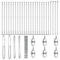 Weidehekwerk Zilver 50 x 1.2 m Gegalvaniseerd staal - thumbnail