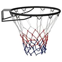 Basketbalring 45 cm staal zwart - thumbnail