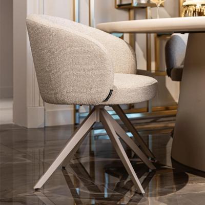 Richmond Draaibare Eetkamerstoel 'Olivia' kleur Biscotti