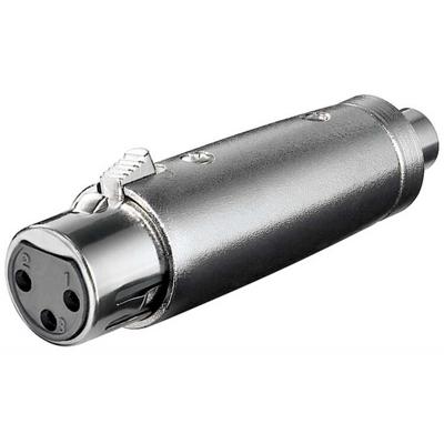 goobay XLR Adapter, RCA female to XLR female