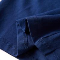 T-shirt voor kinderen lange mouwen dierenprint 104 marineblauw - thumbnail