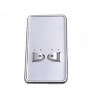 Kentekenplaathouder chroom 100x175 - thumbnail