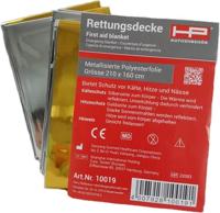 HP Autozubehör 10019 DIN 13164 Reddingsdeken (l x b) 210 cm x 160 cm 1 stuk(s) - thumbnail