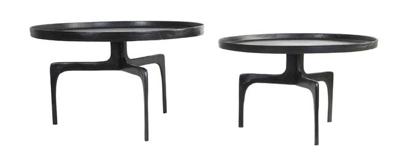 Light & Living Salontafel 'Pano' Set van 2 stuks, kleur Donker Brons