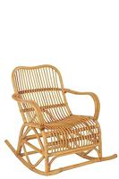 J-Line Schommelstoel Winand Rotan Naturel - thumbnail