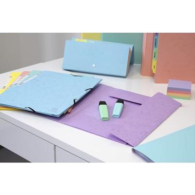 Elastomap exacompta aquarel a4 3 klep 400gr blauw | 5 stuks Elastomap exacompta aquarel a4 3 klep 400gr blauw | 5 stuks