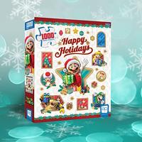 Super Mario - Happy Holidays Puzzle (1000pcs) - thumbnail