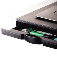 Fellowes 80311 Monitorstandaard Hoogte: 10 tot 15 cm Zwart, Zilver - thumbnail