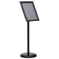 VidaXL Posterstandaard a4 aluminiumlegering zwart - thumbnail