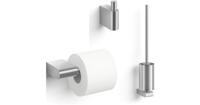ZACK Atore toilet accessoireset 3-in-1 geborsteld RVS - thumbnail