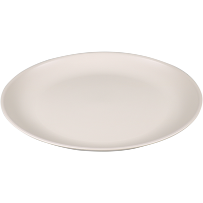 Goldplast Bord | Mineral | reusable | onbreekbaar | rond | 1-vaks | pP | Ø23.5cm | taupe | 54 stuks