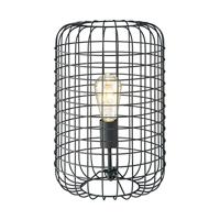 Home sweet home netting tafellamp 26 zwart rooster metaal - thumbnail