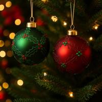 Kerstbal glas d8 cm a2 II Decoris - Decoris - thumbnail