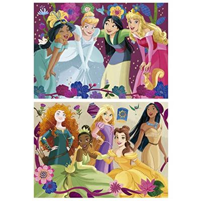 Puzzels 2X48 stukjes Disneyprinsessen - EDUCA meerkleurig