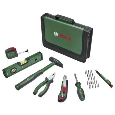 Bosch Groen Universal handgereedschapset 25-stuks - 1600A02BY6 Bosch Groen Universal handgereedschapset 25-stuks - 1600A02BY6