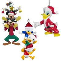 Disney Kerstbal Pakket Donald Duck - 3 stuks - thumbnail