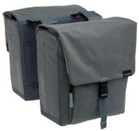 New Looxs Tulum Dubbele Fietstas 32 Liter Pet Grijsgroen - thumbnail
