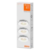 LEDVANCE 4058075617780 LED-inbouwlamp Set van 3 stuks LED LED vast ingebouwd 4.9 W Wit - thumbnail
