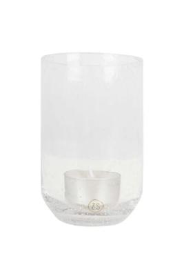 Zusss glazen waxinelichthouder met bubbeltjes