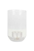 Zusss glazen waxinelichthouder met bubbeltjes - thumbnail