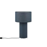 LED Tafellamp - Trion Balin - E27 Fitting - Rond - Blauw - Textiel - thumbnail
