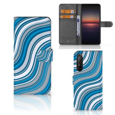 Sony Xperia 1 II | Telefoon Hoesje | Waves Blue Sony Xperia 1 II | Telefoon Hoesje | Waves Blue