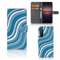 Sony Xperia 1 II | Telefoon Hoesje | Waves Blue - thumbnail